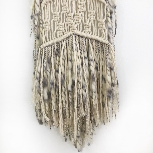 Macrame Wall Hanging Sacred Geometry Meditation - Picture 5 of 8